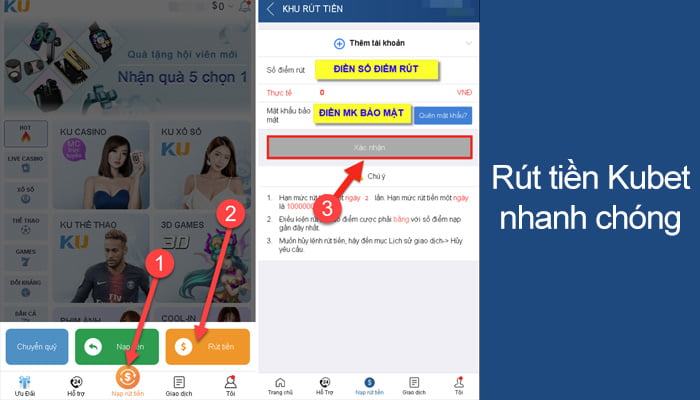 Gợi ý một vài mẹo rút tiền dễ thành công dành cho người chơi tham khảo